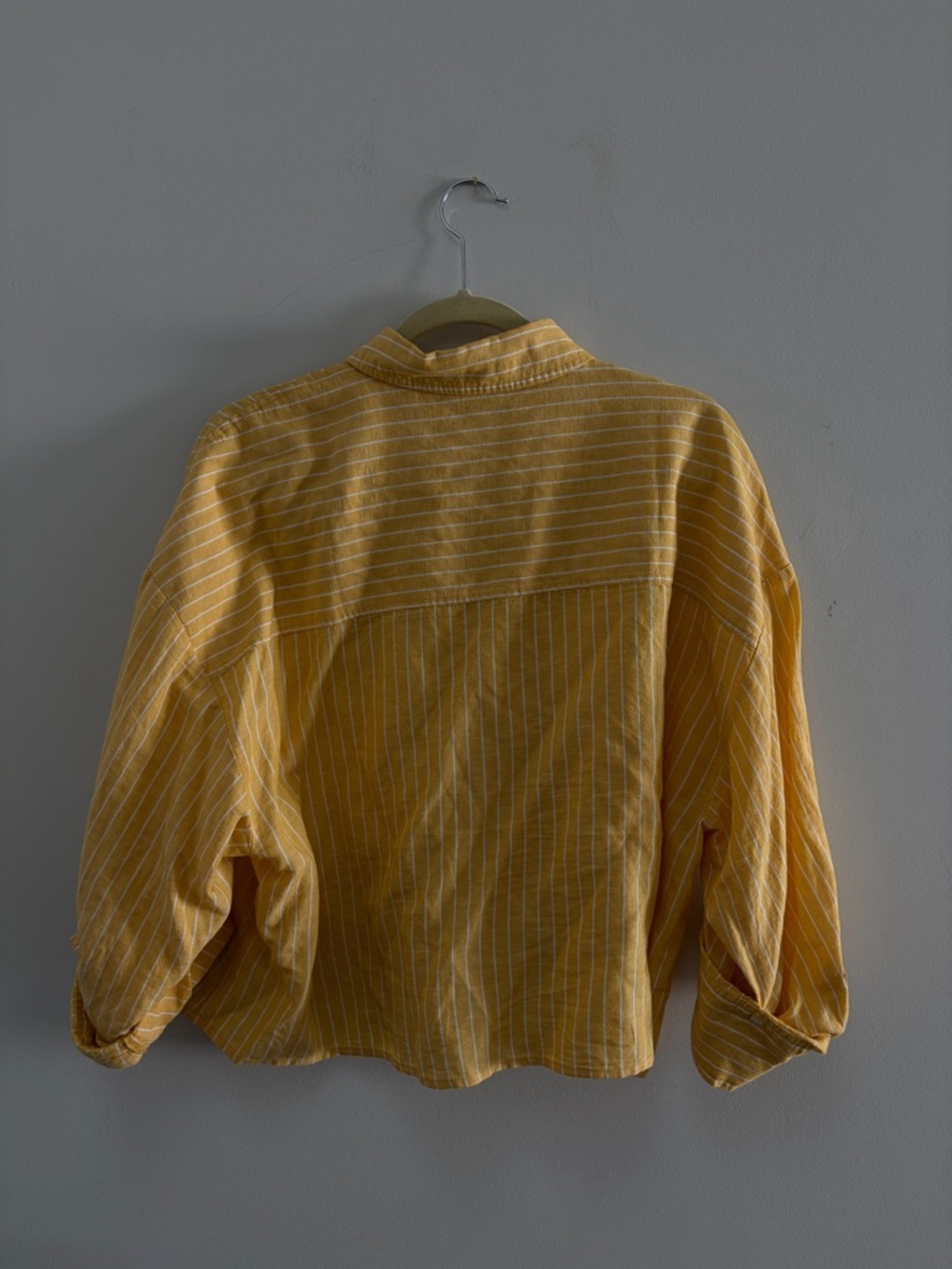 Madewell Linen Cropped Shirt - Picture 5 of 6